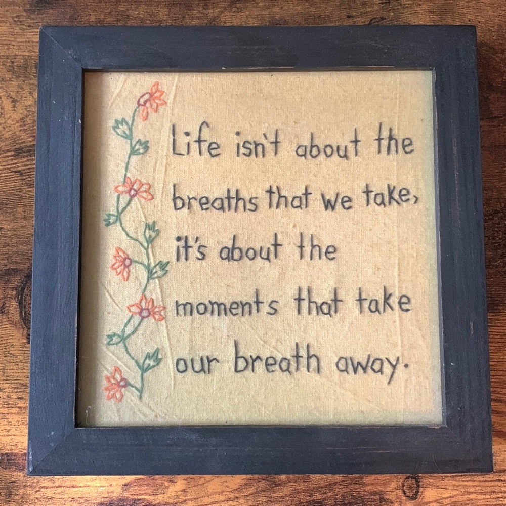 Cute wall sign.